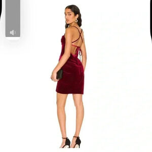 Amanda Uprichard Jasalina Velvet mini Dress m